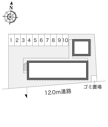 館林市新宿２丁目 月極駐車場